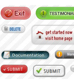 Web Image Close Button Flash Mouseover Animation Templates