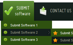 Download Rollover Submit Button Flash Icon Banner