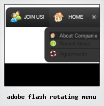 Adobe Flash Rotating Menu