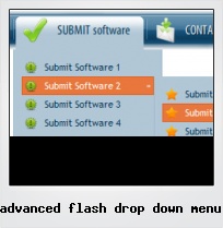 Advanced Flash Drop Down Menu