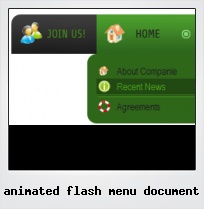 Animated Flash Menu Document