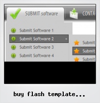Buy Flash Template Horizontal Menu