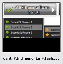 Cant Find Menu In Flash Template