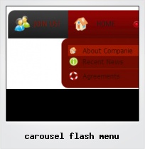 Carousel Flash Menu