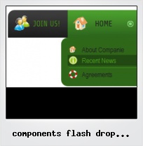 Components Flash Drop Down Menu