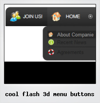 Cool Flash 3d Menu Buttons