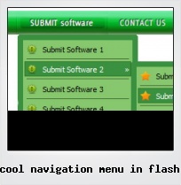 Cool Navigation Menu In Flash