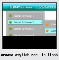Create Stylish Menu In Flash