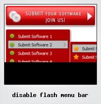 Disable Flash Menu Bar