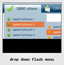 Drop Down Flash Menu