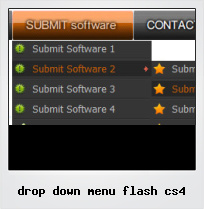 Drop Down Menu Flash Cs4