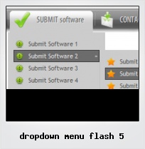 Dropdown Menu Flash 5