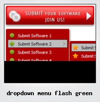 Dropdown Menu Flash Green
