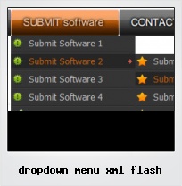 Dropdown Menu Xml Flash