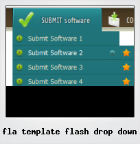 Fla Template Flash Drop Down