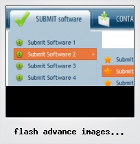 Flash Advance Images Animated Menus