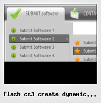 Flash Cs3 Create Dynamic Menu Template