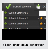 Flash Drop Down Generator