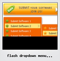 Flash Dropdown Menu Actionscript 3