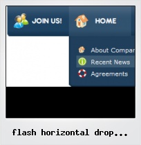 Flash Horizontal Drop Menu Actionscript