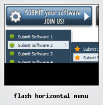 Flash Horizontal Menu