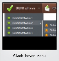 Flash Hover Menu