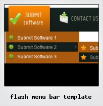 Flash Menu Bar Template