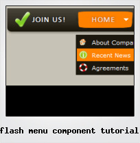 Flash Menu Component Tutorial