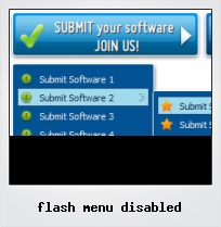 Flash Menu Disabled