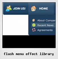 Flash Menu Effect Library