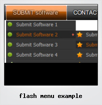 Flash Menu Example