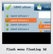 Flash Menu Floating 3d