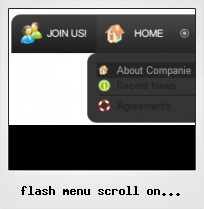 Flash Menu Scroll On Mouse Over