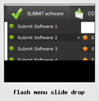 Flash Menu Slide Drop