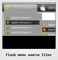 Flash Menu Source Files