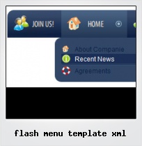 Flash Menu Template Xml