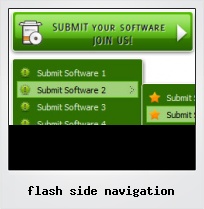 Flash Side Navigation