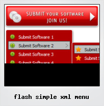 Flash Simple Xml Menu