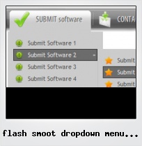 Flash Smoot Dropdown Menu As2 Sample