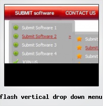 Flash Vertical Drop Down Menu