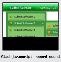 Flashjavascript Record Sound