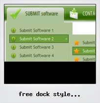 Free Dock Style Navigation Flash