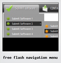 Free Flash Navigation Menu