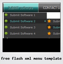 Free Flash Xml Menu Template