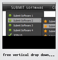 Free Vertical Drop Down Buttons Flash 20