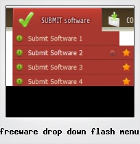 Freeware Drop Down Flash Menu