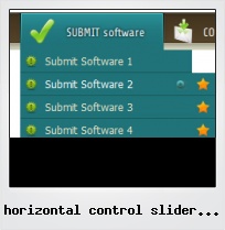Horizontal Control Slider Flash