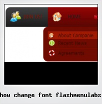 How Change Font Flashmenulabs