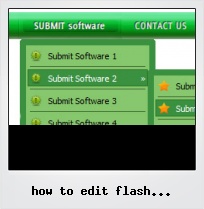 How To Edit Flash Template Menu
