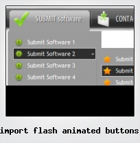 Import Flash Animated Buttons